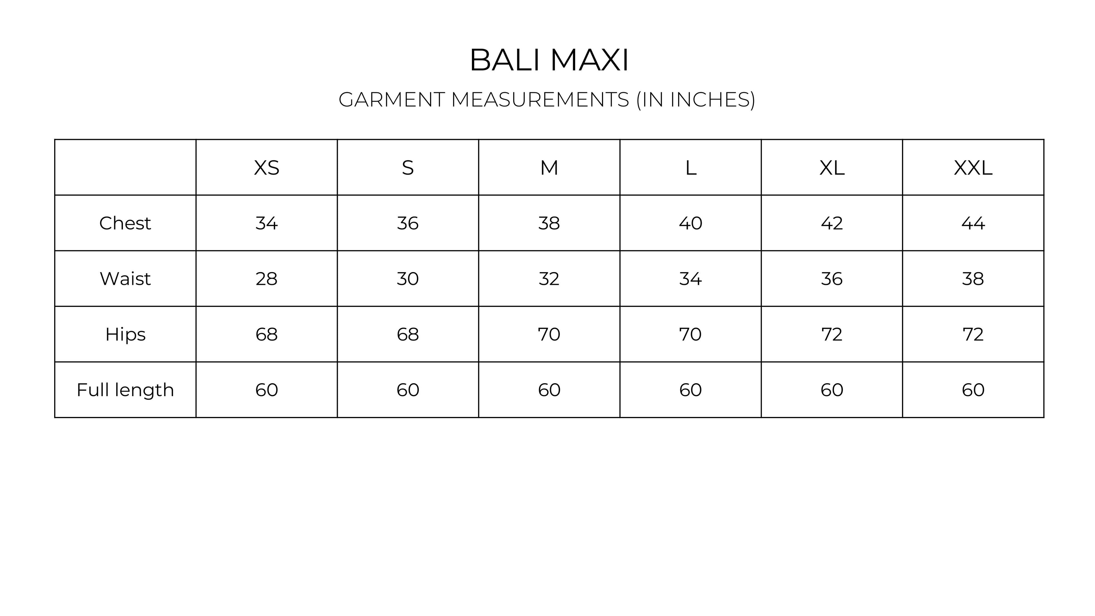 Bali Maxi Dress