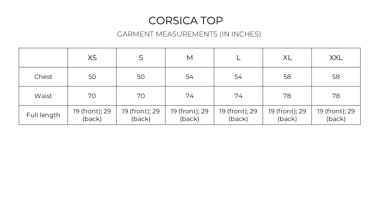 Corsica Top