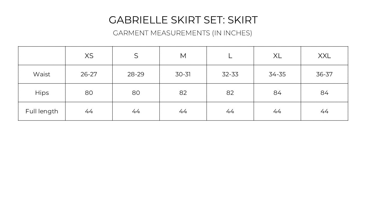 Gabrielle Skirt Set