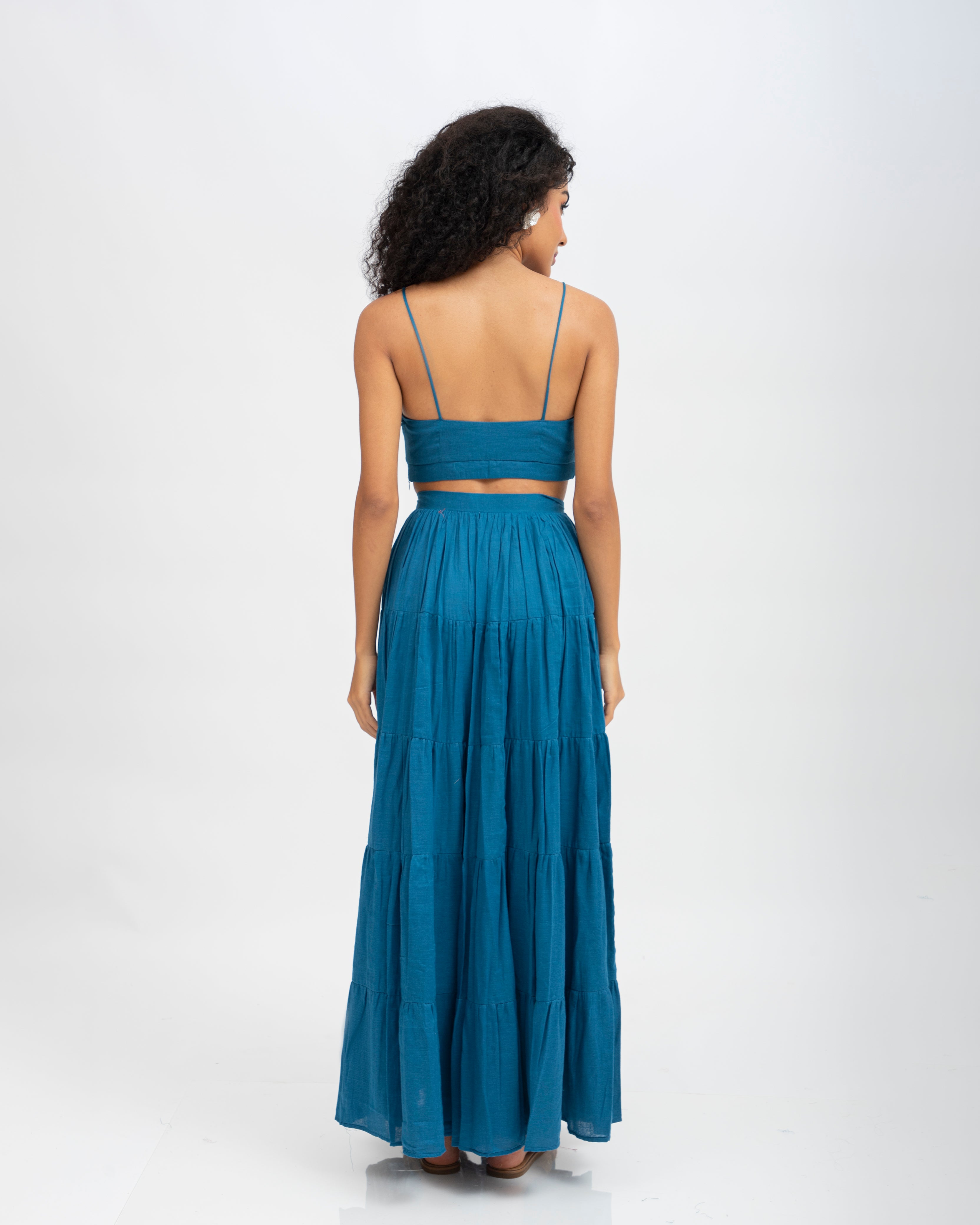 Cobalt Skirt Co-ord Set