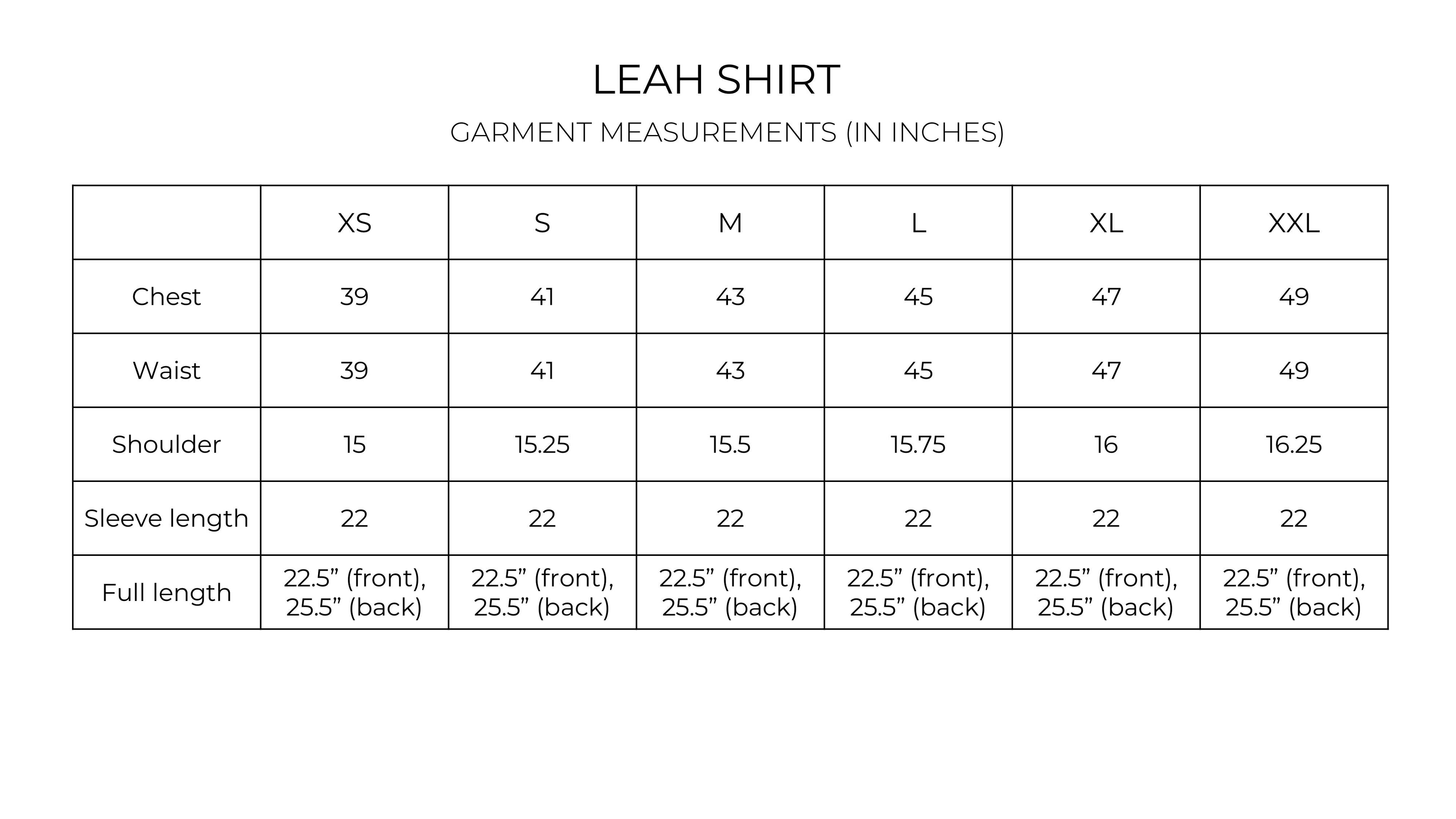 Leah Shirt