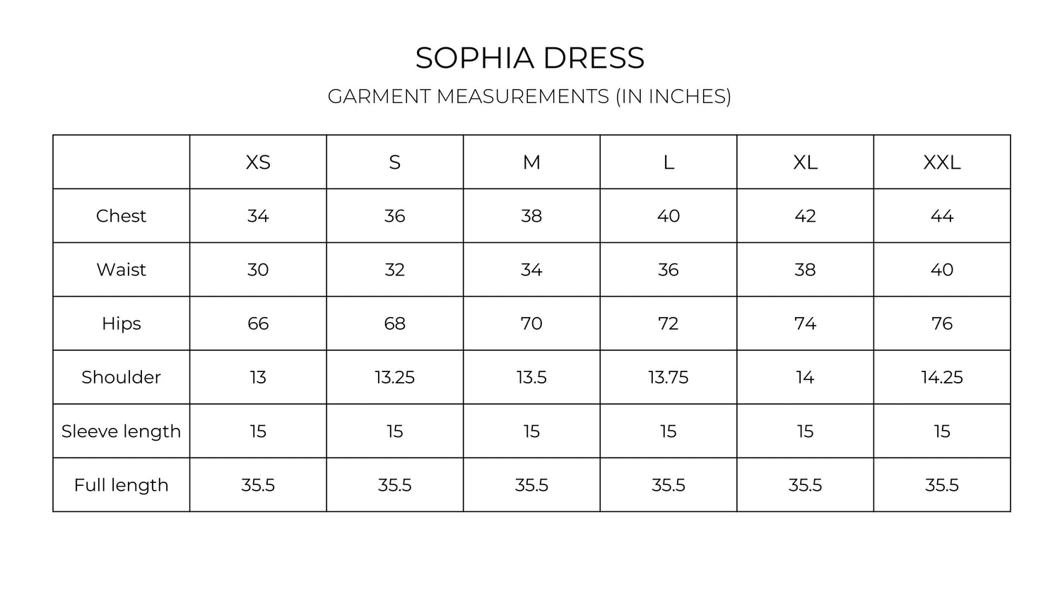 Sophia Dress
