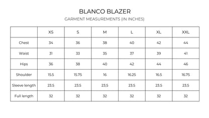 Blanco Blazer