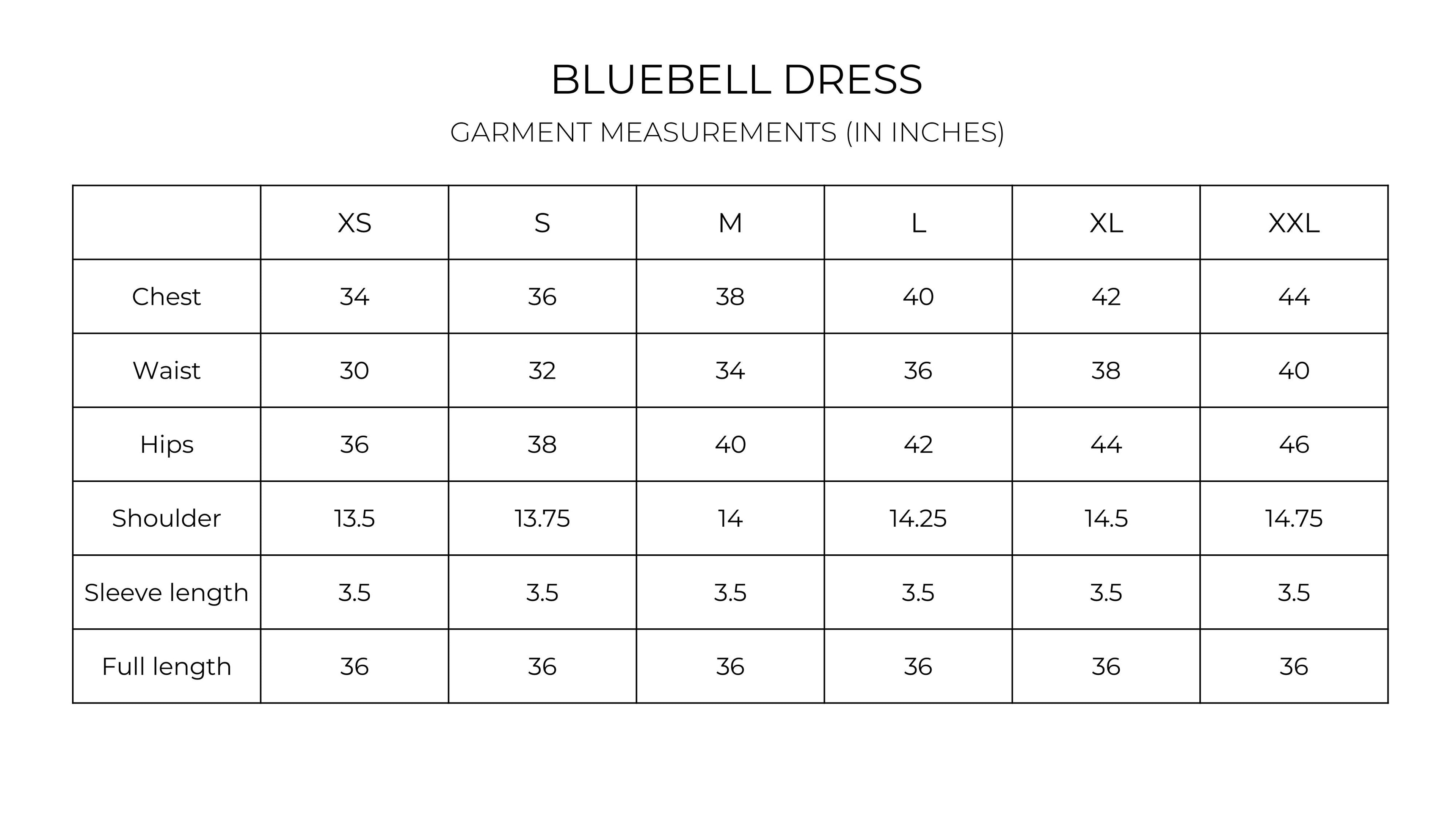 Bluebell dress