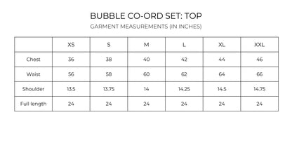 Bubble Co-ord Set