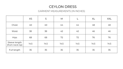 Ceylon dress