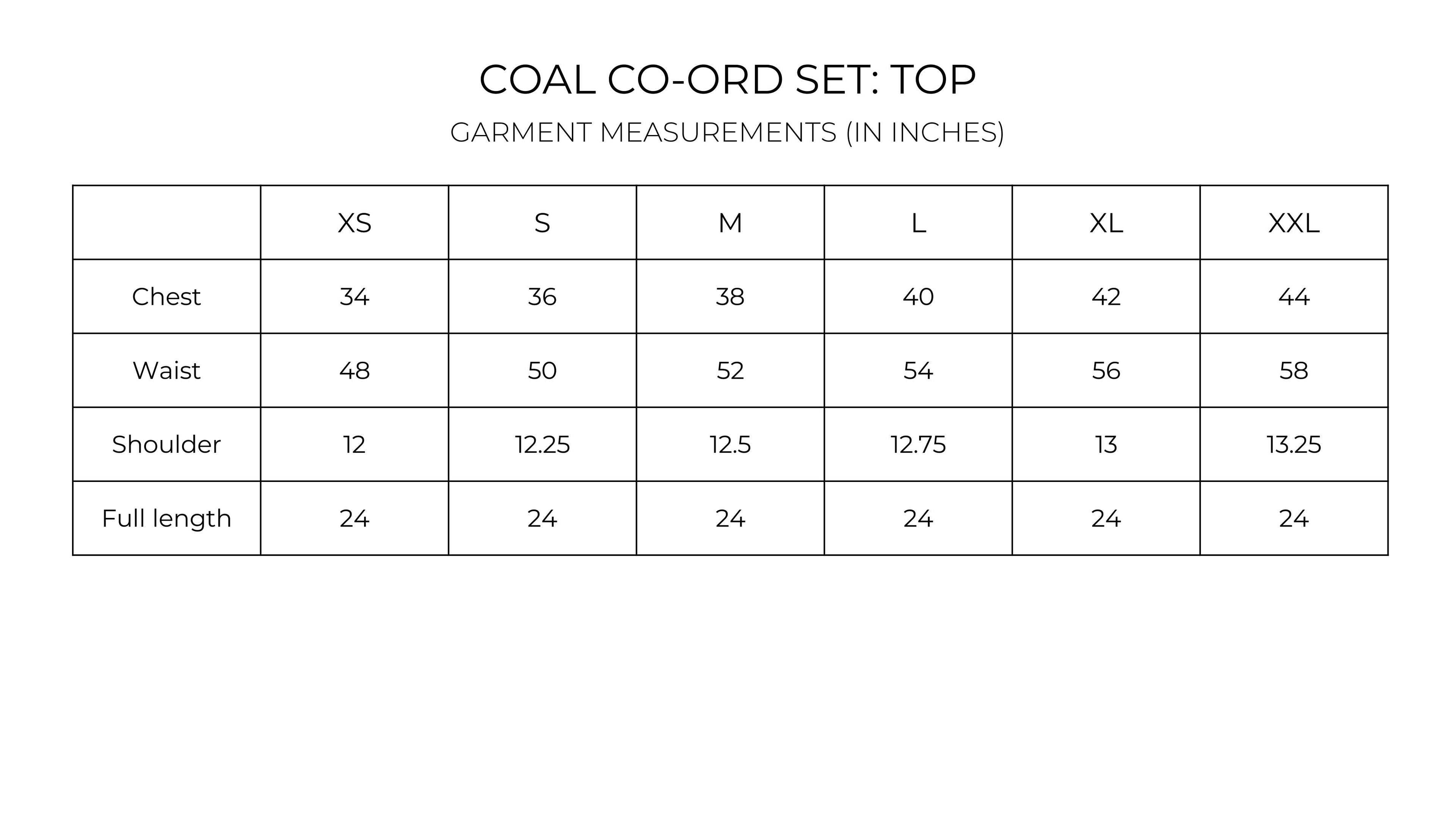 Coal Co-ord set