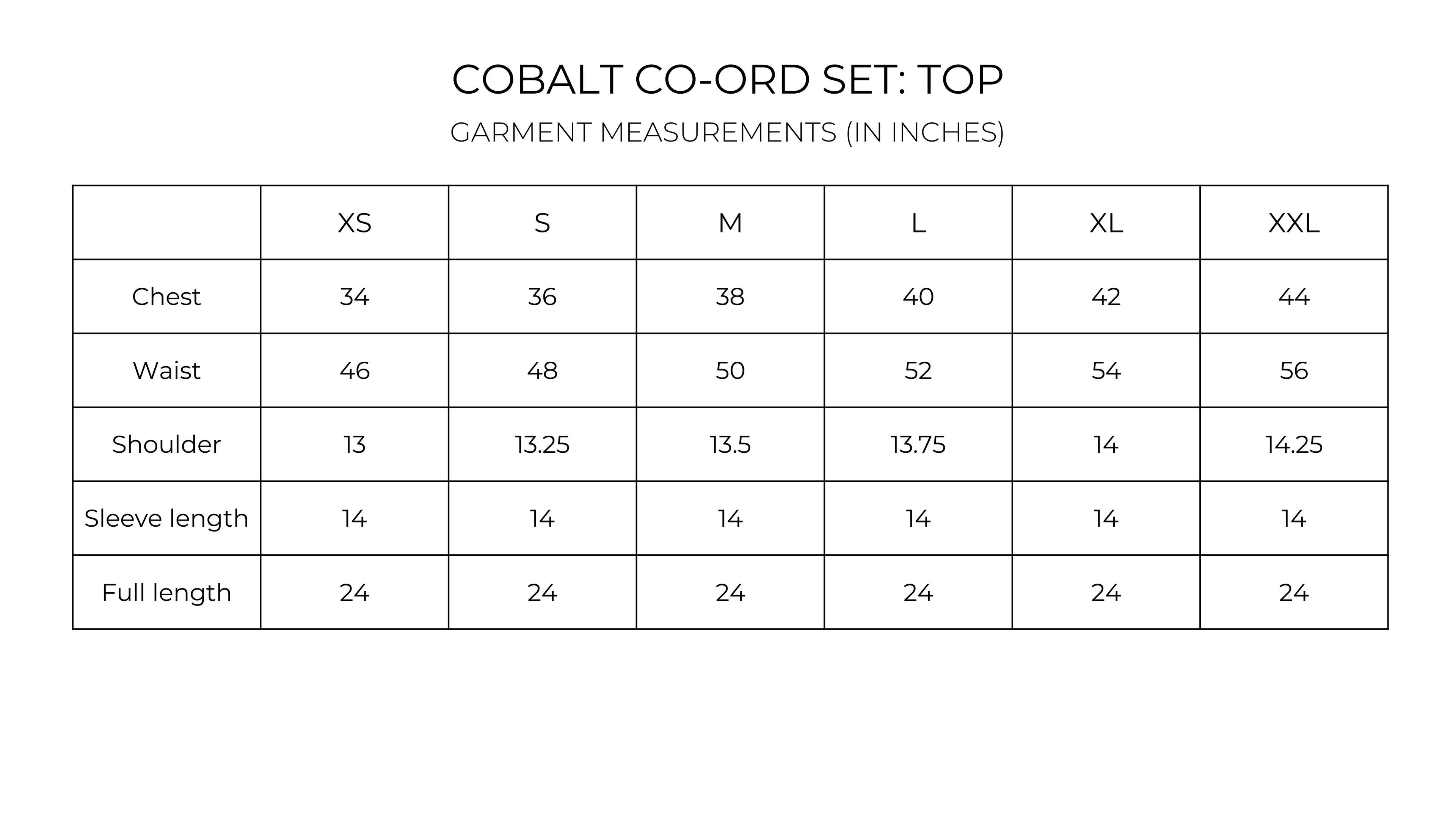 Cobalt Co-ord set