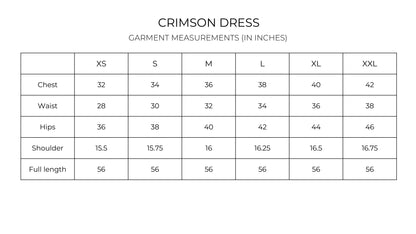 Crimson Dress