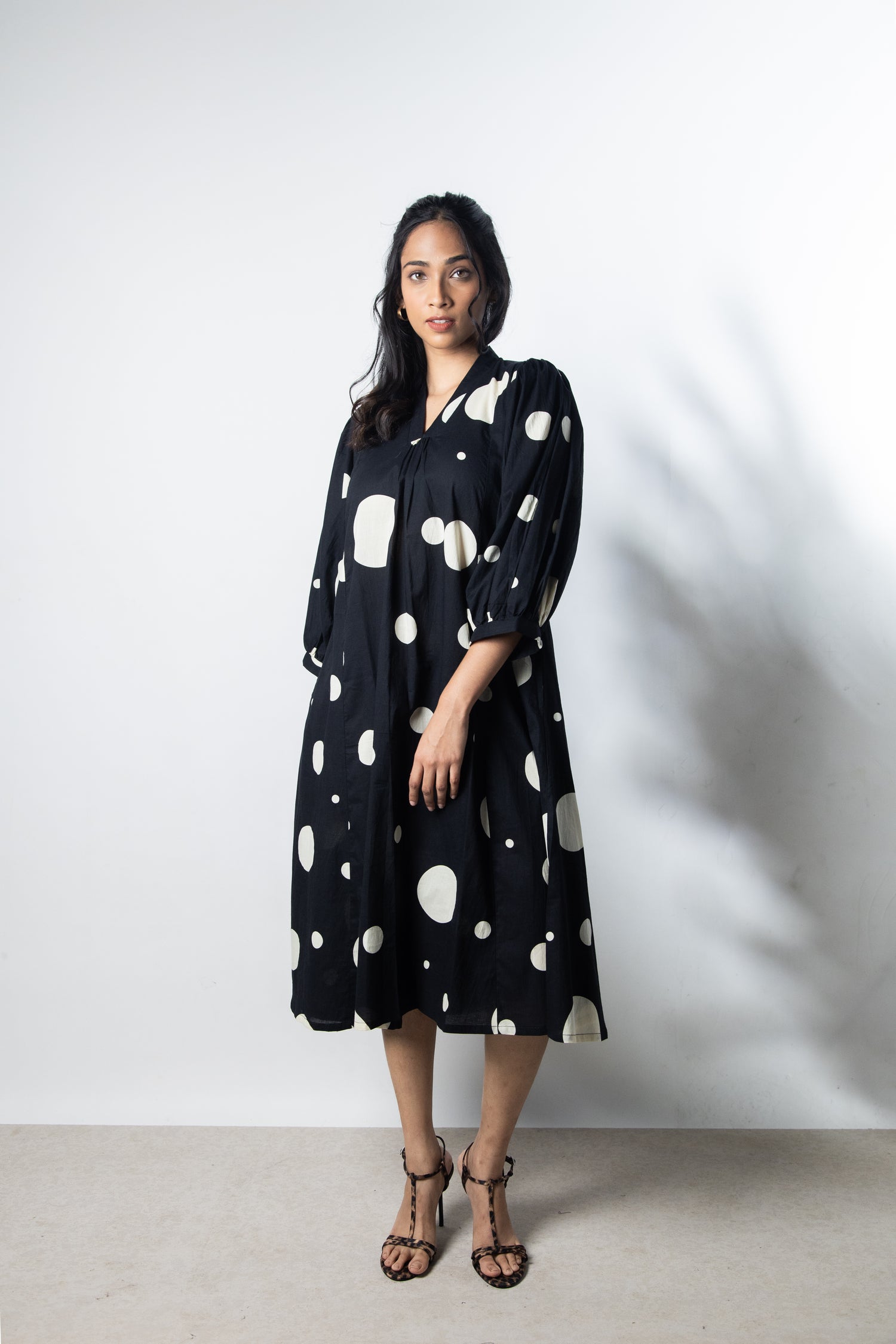 IndeRooh Polka Relaxed Dress