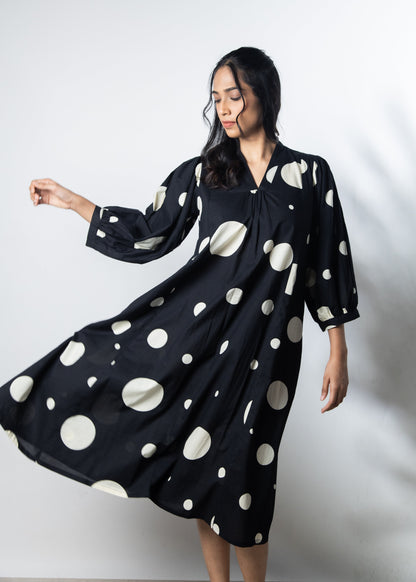 IndeRooh Polka Relaxed Dress