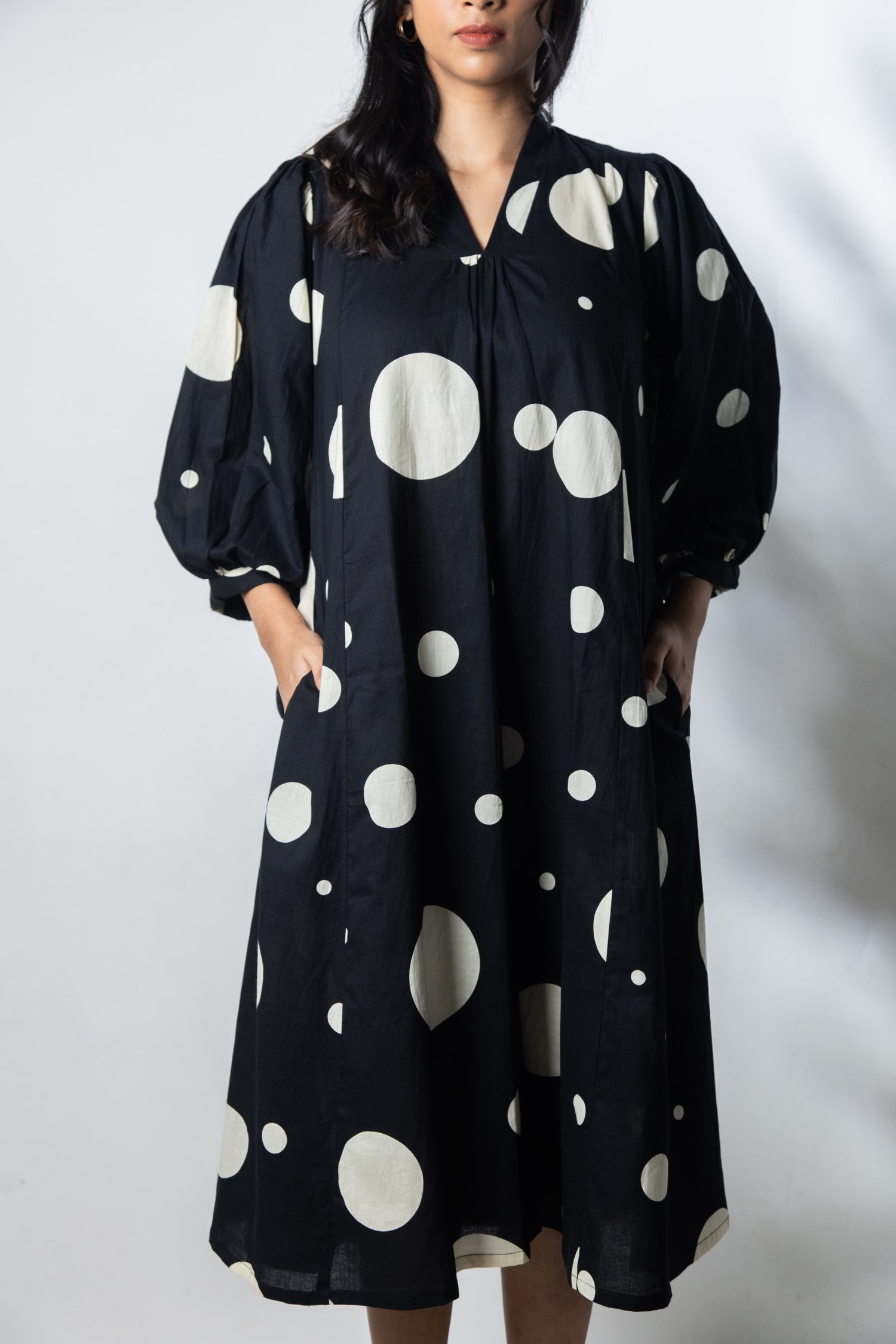 IndeRooh Polka Relaxed Dress