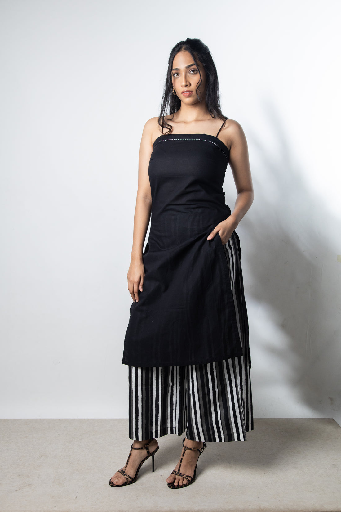 IndeRooh Noir Rhythm Co-ord Set