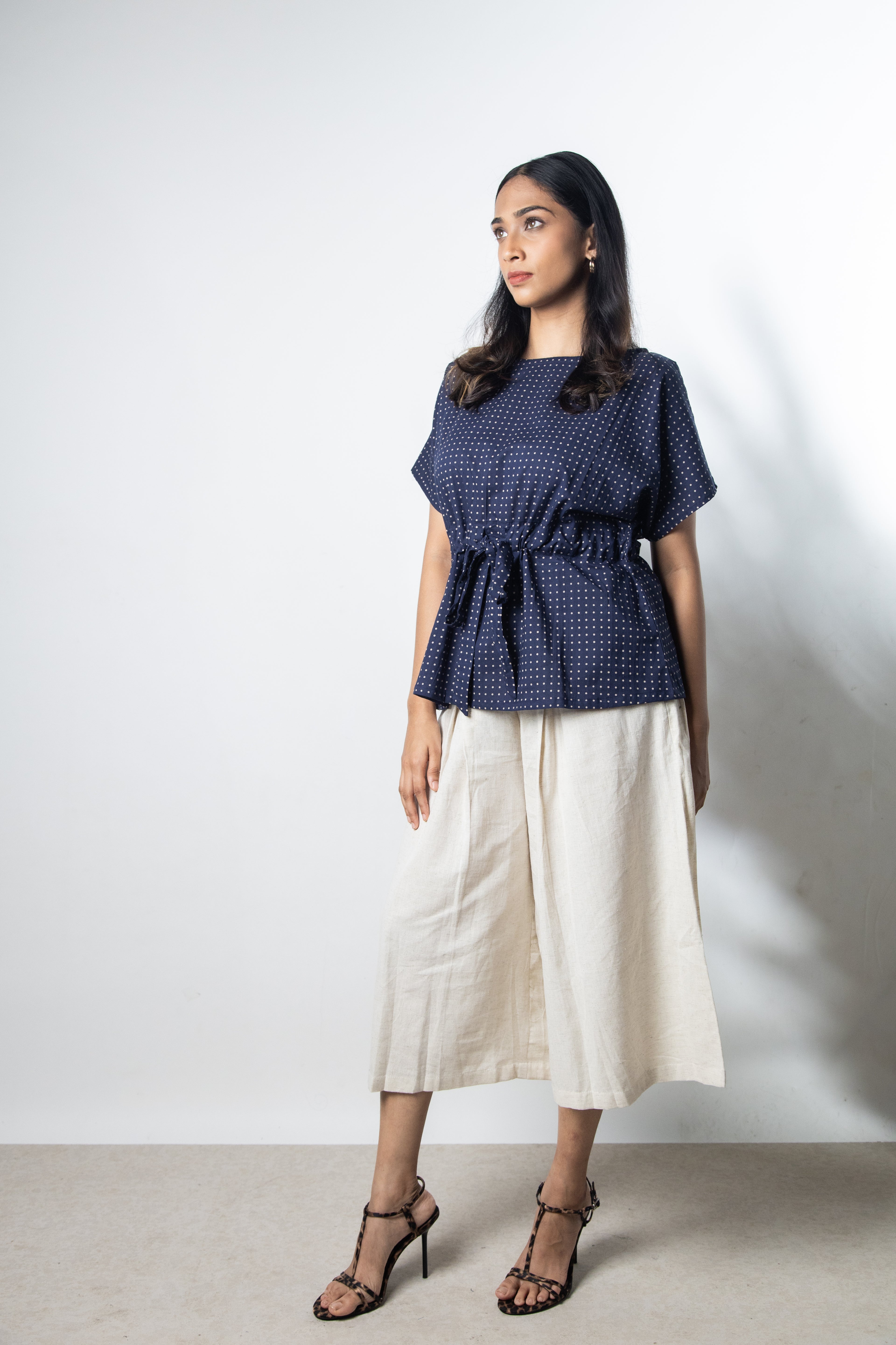 Inderooh Polka Kimono Top