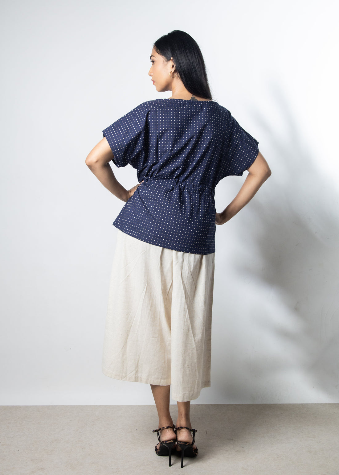 Inderooh Polka Kimono Top