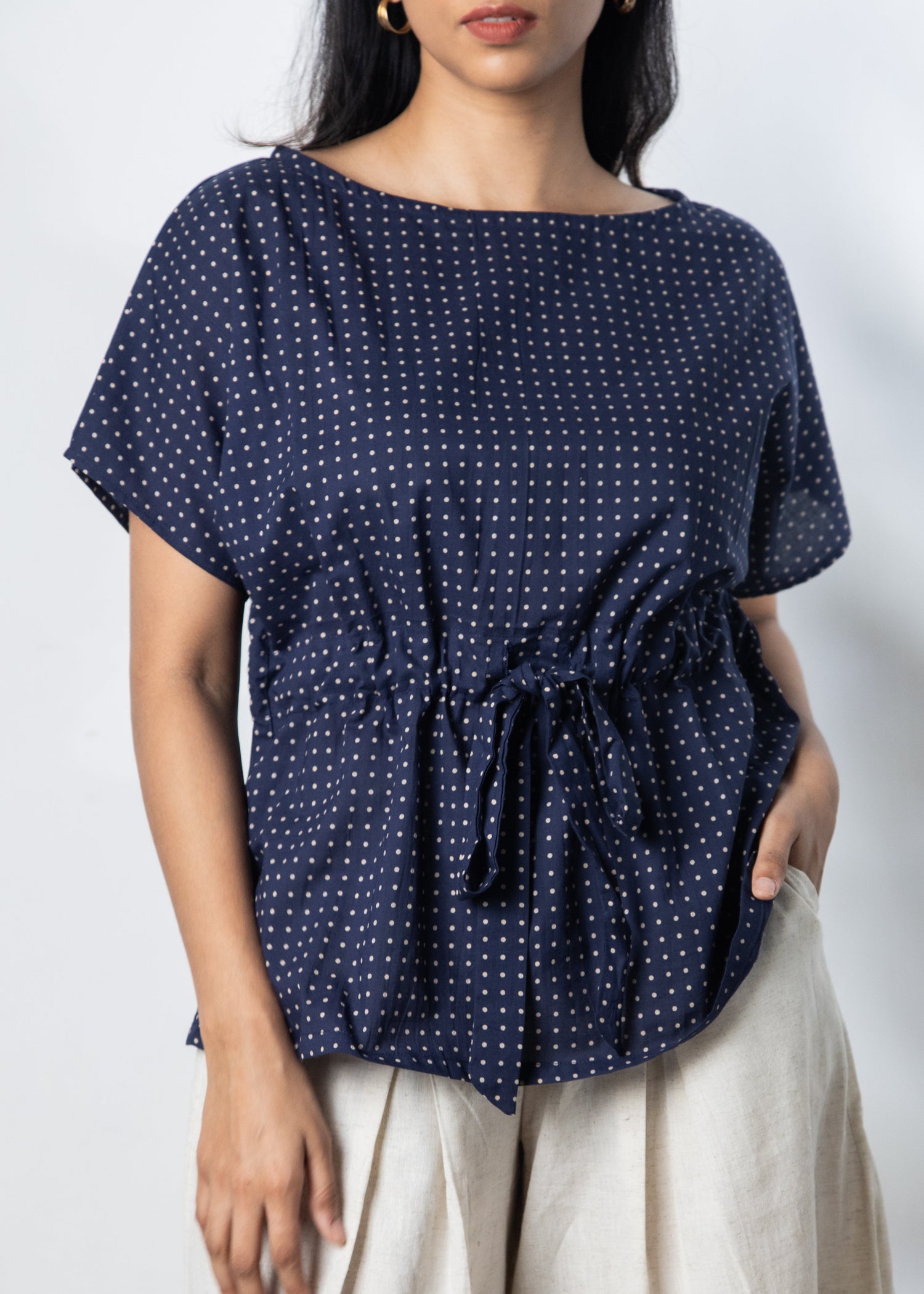 Inderooh Polka Kimono Top