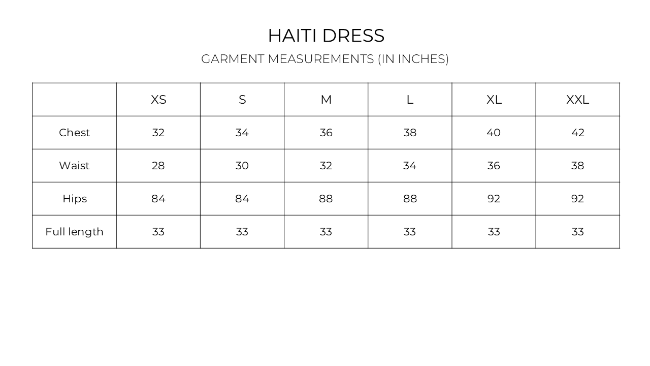 Haiti Dress