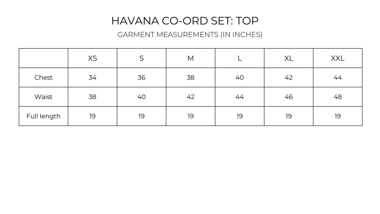 Havana Co-ord Set