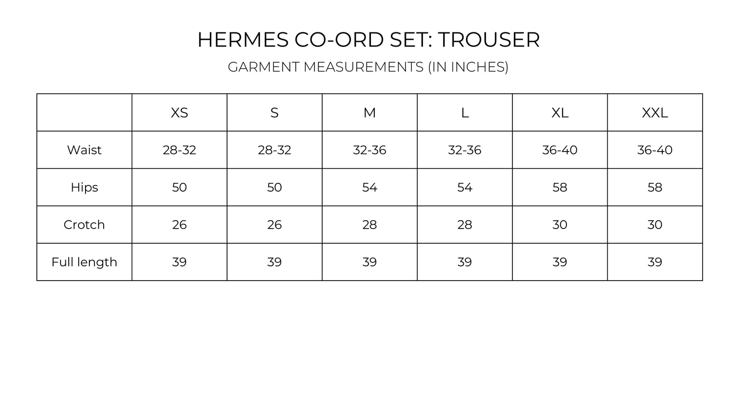 Hermes Co-ord set