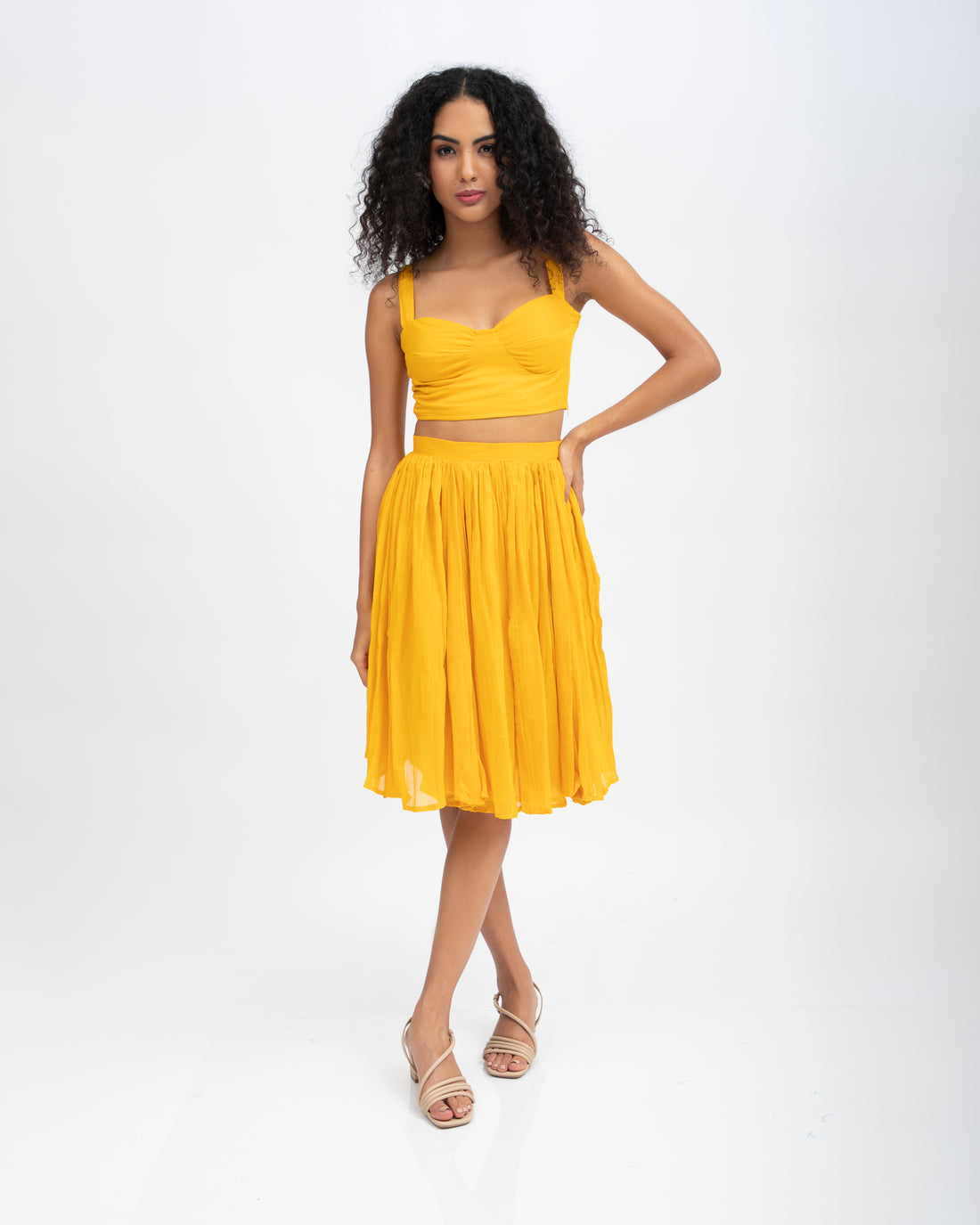 Canary Skirt Co-ord Set