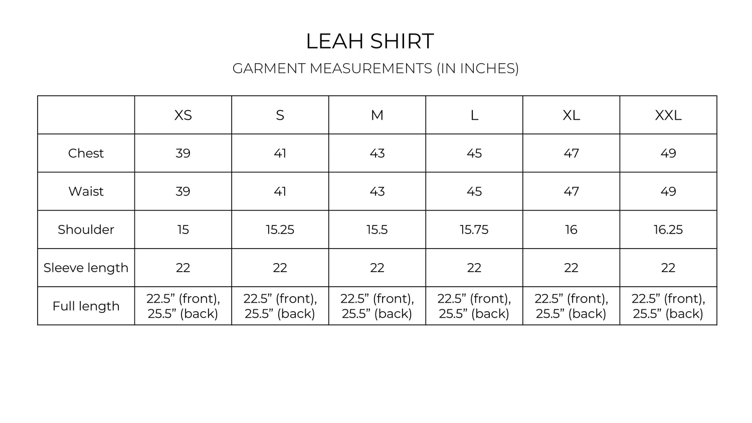 Leah Shirt