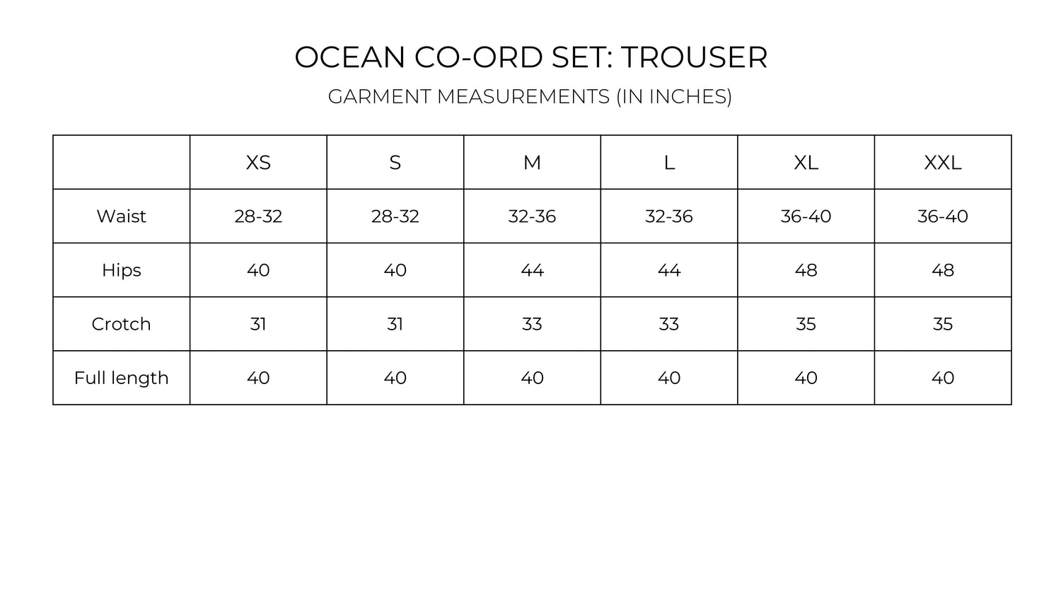 Ocean Co-ord Set