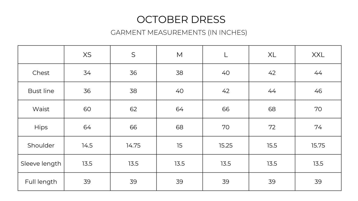 October Dress