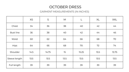 October Dress