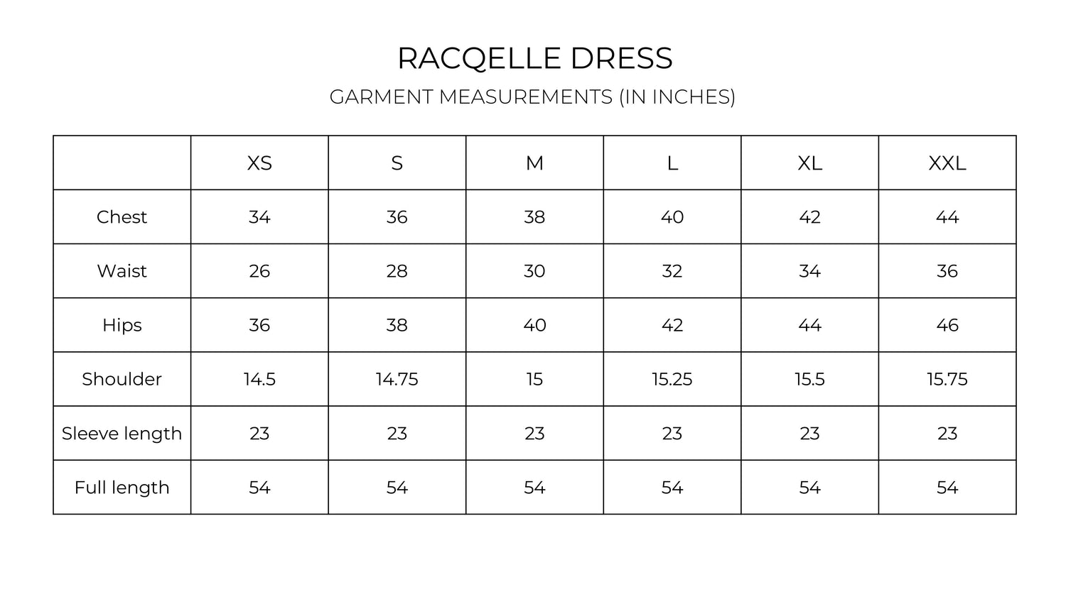 Racqelle Dress