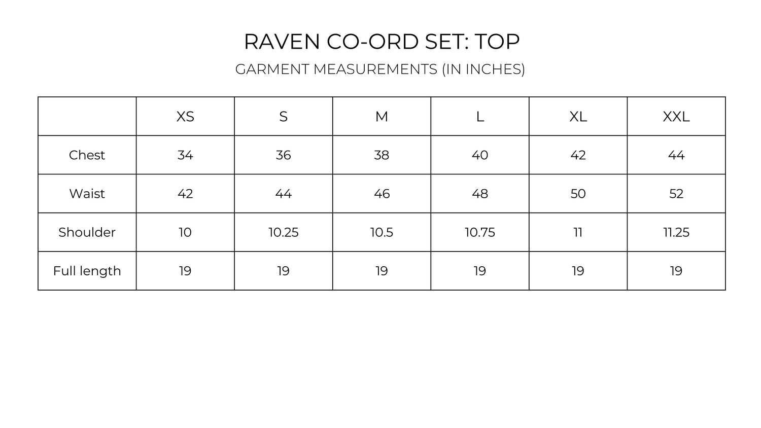 Raven Co-ord set