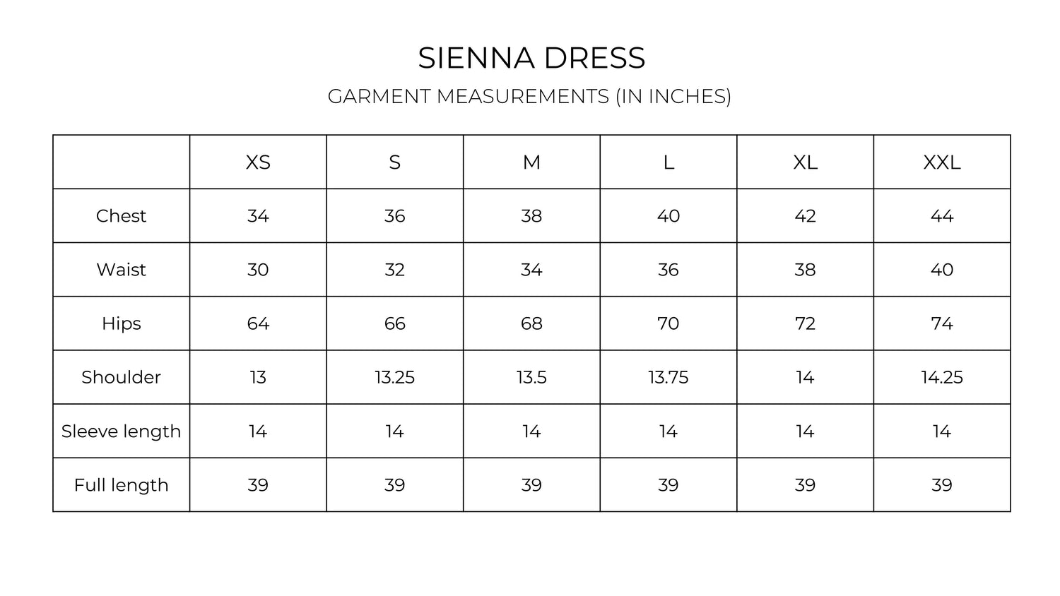 Sienna Dress