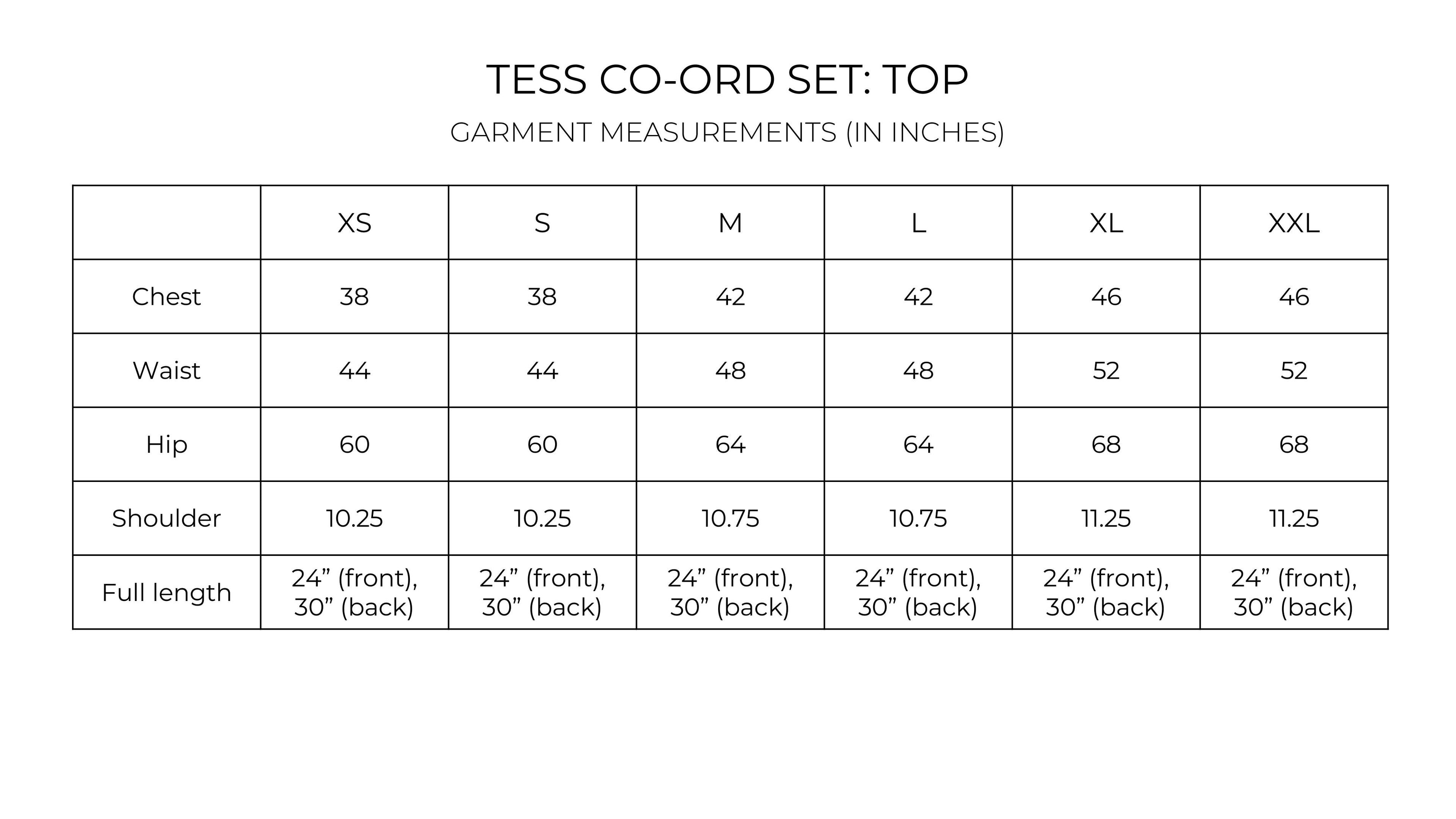 Tess Co-ord set